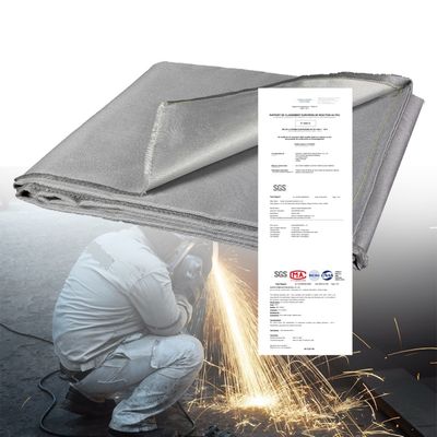 Manta de soldadura y manta ignífuga de doble cara de 16 mil para protección industrial