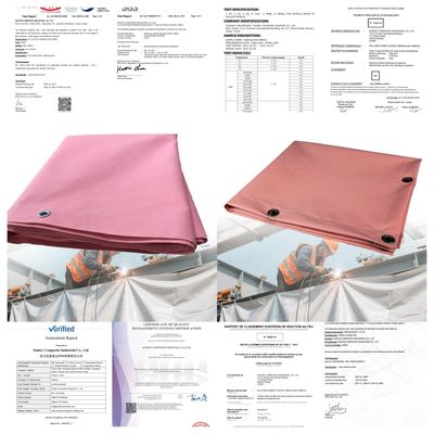 Suntex Fire Resistant Welding Blanket - 100% Fiberglass 550°C Heat Resistant for Shipbuilding & Construction