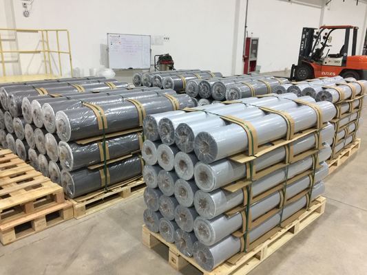 Cubierta de soldadura de tejido de fibra de vidrio recubierta de silicona a doble cara, a prueba de fuego, de 1 / 1,2 / 1,5 metros de ancho y 50 m / 100 m de longitud de rodillo