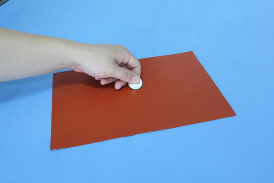 Tejido de fibra de vidrio recubierto de silicona flexible resistente al calor con protección térmica continua a 260 °C 0,3 mm de espesor y 400 g/m2 de peso