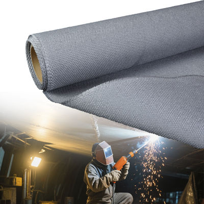 Industrial Splash Proof PU Coated Fiberglass Fabric with 1800C Temperature Resistance and 1m/1.3m/1.5m/1.52m/1.55m Width