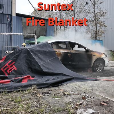 La manta de fuego Suntex de alto rendimiento gris ralentiza la fuga térmica de la batería con privación de oxígeno para la seguridad del vehículo eléctrico