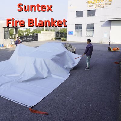 Cubierta contra incendios de vehículos eléctricos de Suntex con bloqueo de llama superior y ventilación de gas para la privación de oxígeno