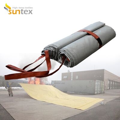 Flame-Retardant EV Car Fire Blanket with 550℃/1000℃ Thermal Resistance for Oxygen Deprivation Fire Control