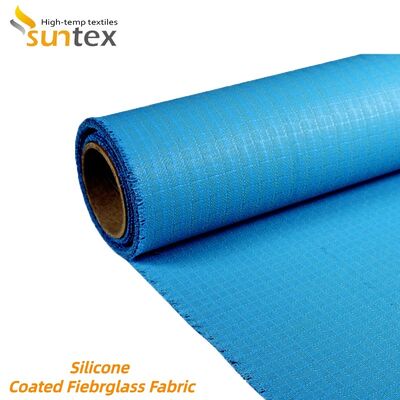 Fireproof Silicone Coated Fiberglass Fabric with Double Side Silicone Coating and 850g/m2 High Strength for Harsh Weather Conditions