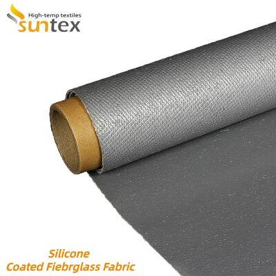 Durable Fireproof Silicone Coated Fiberglass Fabric with Double Side Silicon Coating, 850g/m2 Weight, and 260℃ Heat Resistance