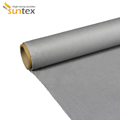 Industrial PU-Coated Fiberglass Fabric | 460 g/sqm, 0.41 mm, Twill WeaveWidth: 1m - 1.55m