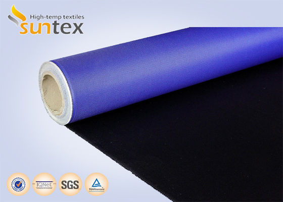 Tejido flexible de conducto. M0 0.41mm 460g de fibra de vidrio recubierta de PU resistente al fuego