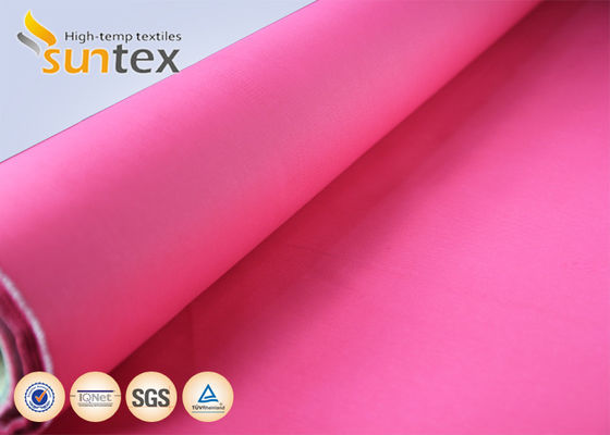 Fire Resistant Fiberglass Fabric with Acrylic Coating for 550 Degree C Temperature Resistance Self Extinguishing and Non Toxic Smoke Emission