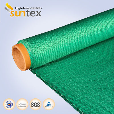 Fireproof Acrylic Coated Fiberglass Fabric with 550 Degree C Temperature Resistance for Welding Blankets