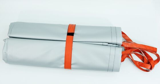 Manta ignífuga para vehículos eléctricos (VE) con certificación CE, con resistencia térmica de 550℃/1000℃ para control de incendios por privación de oxígeno