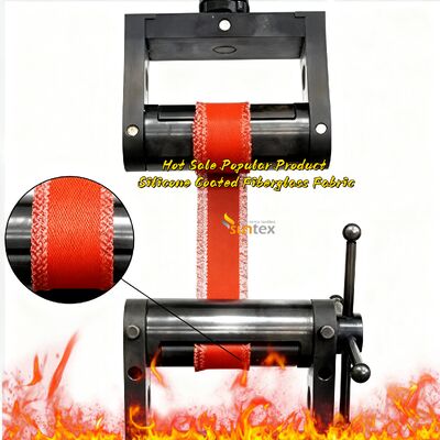 Fabricación a granel de tejidos de fibra de vidrio recubiertos de silicona resistentes al calor