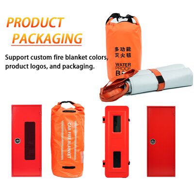 Manta Ignífuga para Coches Eléctricos con Resistencia Térmica de 550°C/1000°C y Privación de Oxígeno para Seguridad contra Incendios