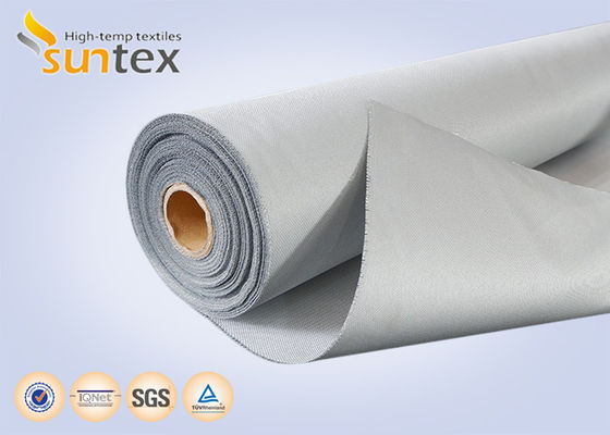 Tejido de fibra de vidrio de protección contra incendios aislante del calor, 460 g/m2 Revestido en PU