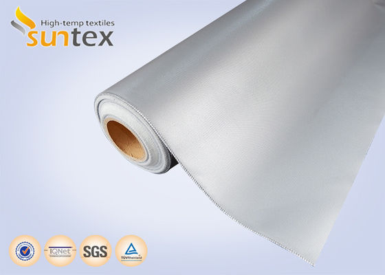Fireproof High Temperature Retardant Plain Woven Chemical Resistance Waterproof Silicone Rubber Coated Fiberglass Fabric Cloth