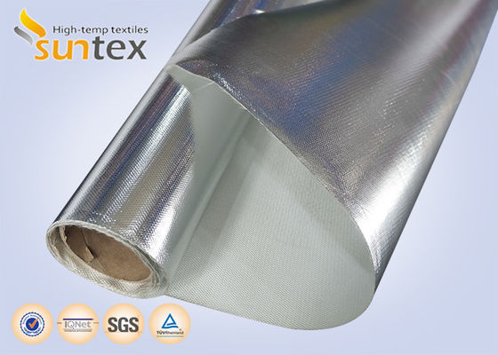 Aluminum Foil Fiberglass Fabric | High Temperature, Welding & Fire Protection Thermal Insulation