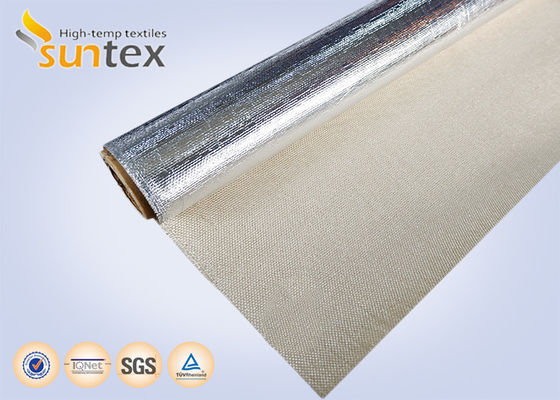 Tela de Fibra de Vidrio con Lámina de Aluminio | Alta Temperatura, Soldadura y Protección contra Incendios Aislamiento Térmico