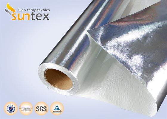 Tejido de fibra de vidrio de papel de aluminio hermético y resistente a la intemperie (a prueba de fuego)