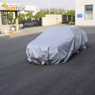 Color gris 550°C/1000°C manta de fuego resistente a la temperatura con privación de oxígeno para la seguridad contra incendios de vehículos eléctricos