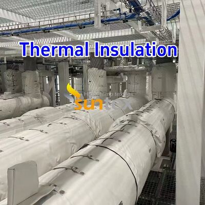 Chaqueta de aislamiento térmico resistente a 1000°C con resistencia al agua y al aceite en tamaños personalizables