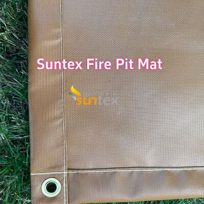 550°C Heat Resistant Fire Pit Mat with Multi-Layer Structure and Customizable Size for Outdoor Protection