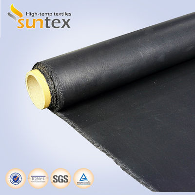 Chemical-Resistant Neoprene-Coated Fiberglass Fabric – 0.5mm, Black, Weather Resistant