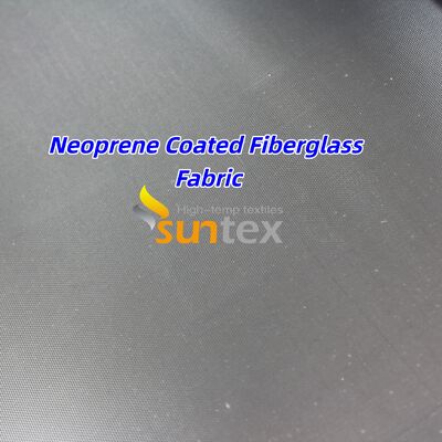 High Temperature Resistance Neoprene Coated Fiberglass Fabric Fire Blanket with Chemical Resistant and Flame Retardant Properties