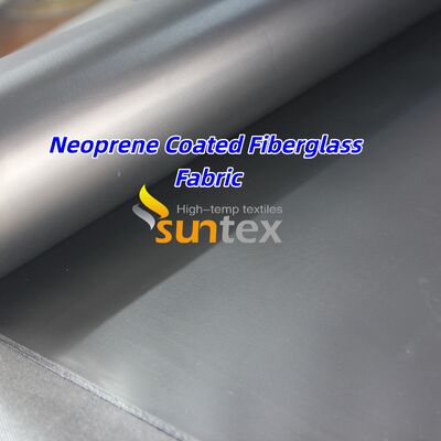 High Temperature Resistance Chemical Resistant Flame Retardant Neoprene Coated Fiberglass Fabric for Industrial Applications