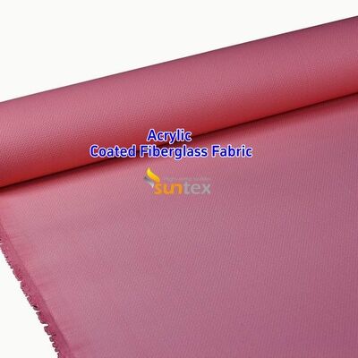Fireproof Acrylic Coated Fiberglass Fabric with 550 Degree C Temperature Resistance for Welding Blankets