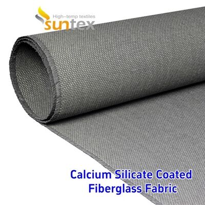 Tejido de fibra de vidrio revestido con silicato de calcio, resistente a la corrosión a altas temperaturas y ignífugo