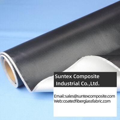 Double Sided Twill Woven High Temperature Resistant E-Glass Silicone Coated Fiberglass Fabric
