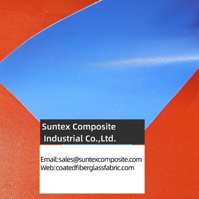 Tejido industrial de fibra de vidrio recubierto de silicona de doble/lado, resistente al calor y a fuego