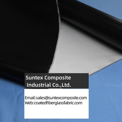 High Temperature Resistance Silicone Coated Fiberglass Fabric with 4H Satin Weave and Customizable Width