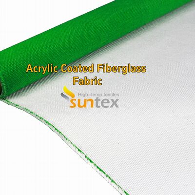 Acrylic Coated Fire Resistant Fiberglass Fabric with 550 Degree C Temperature Resistance for Easy to Sew and Cut Welding Blanket
