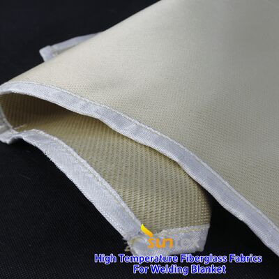 550°C Resistente al calor Acrílico recubierto de fibra de vidrio Saldado manta manta de fuego con tamaño personalizable