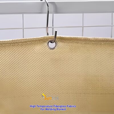 Cubierta de soldadura de fibra de vidrio resistente a la llama Resistente al calor hasta 550 ° C Cubierta de fuego recubierta de acrílico