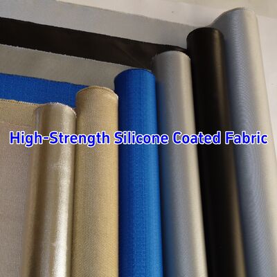 Alkali Free Fireproof Silicone Coated Fiberglass Fabric 590 g/sqm for Heat Resistant Insulation