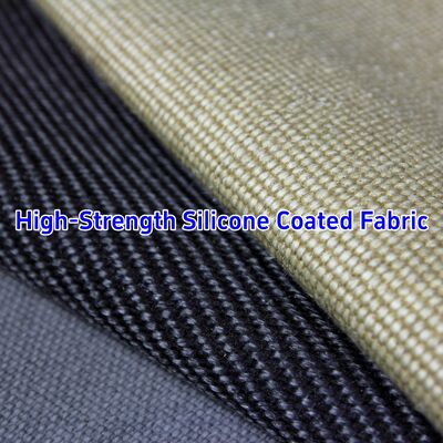 Multiple Colors Customized Smoke Blocking Fireproof Silicone Coated Fiberglass Fabric for Heat Resistant Insulation