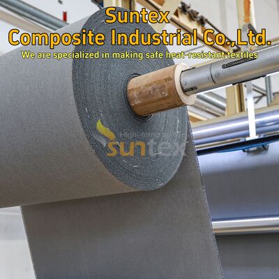 Resistencia a altas temperaturas Retardante de la llama Alta silicio revestido de silicio Twill Tejido de fibra de vidrio