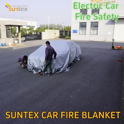 Alto CE de la manta 1700℃ del fuego del coche de la silicona EV del enchufe de fábrica aprobado