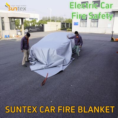 Advanced 6*8M Fiberglass Fire Blanket for EV Battery Fires  