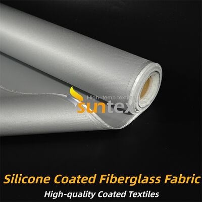 Fire Retardant Double Sided Silicone Coated Fiberglass Fabric for Heat Insulation Applications
