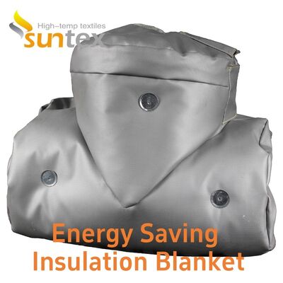Custom Removable Thermal Insulation Covers - High Temperature Resistant Industrial Heat Insulation Blankets for Pipes, Valves, Machinery