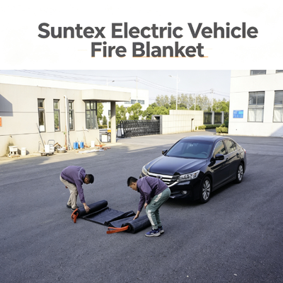 Cubiertas contra incendios para vehículos eléctricos 6 X9 m Cubiertas contra incendios para vehículos eléctricos para estaciones de carga