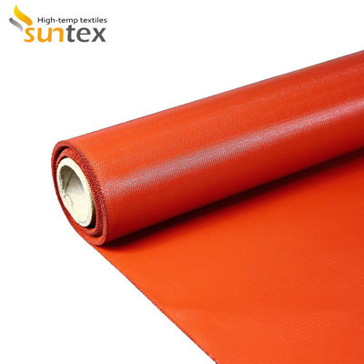 El silicón rojo 580g cubrió la tela de la fibra de vidrio para las cubiertas del calor del motor