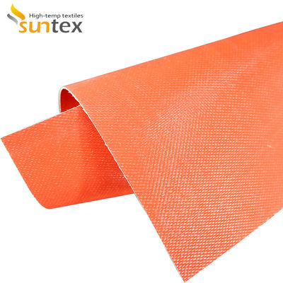 High Temperature Resistant Fireproof Anti-tear Silicone Coated Fiberglass Fabric for Industrial Applications